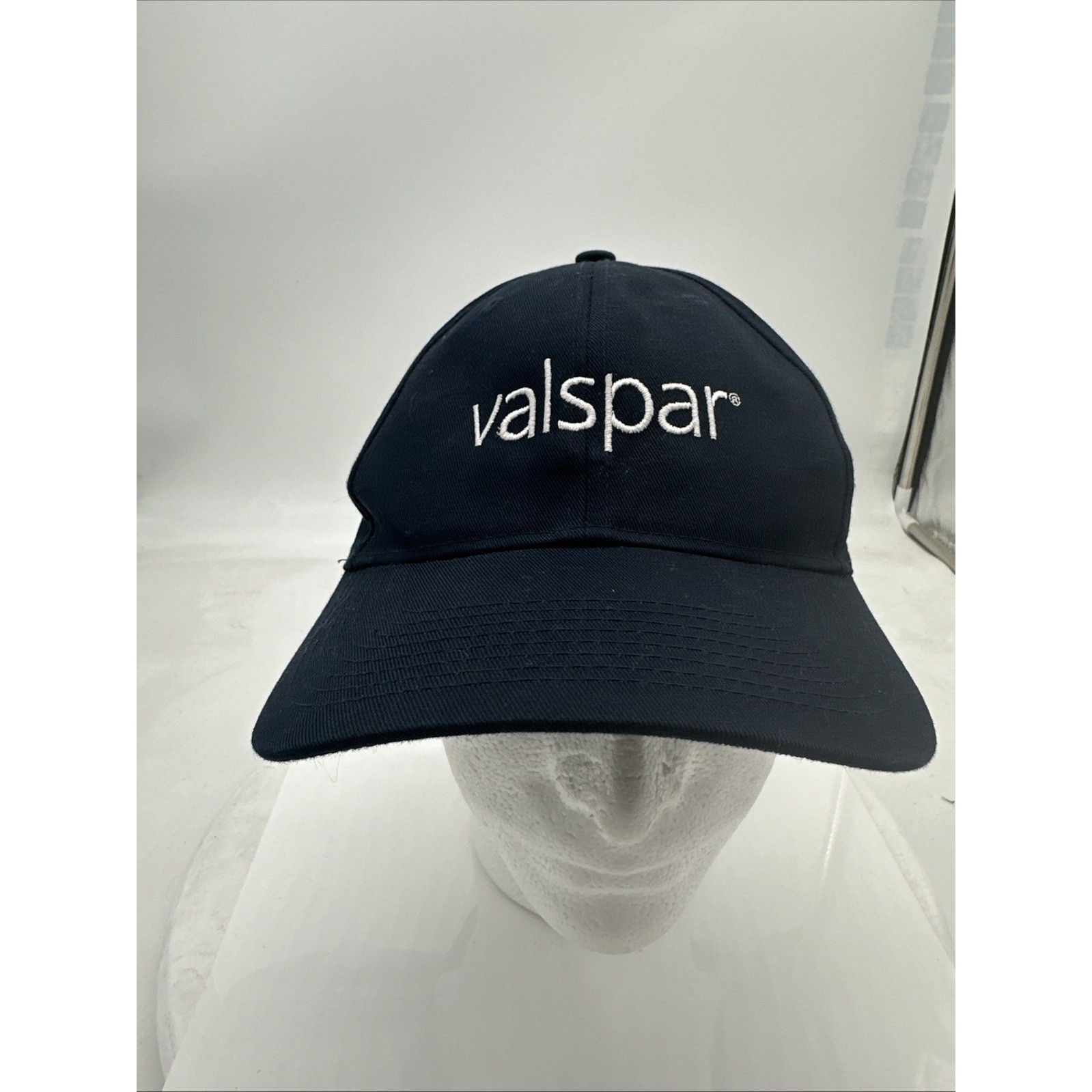 Valspar Port Authori Adjustable Strapback Baseball HatCap Blue Golf